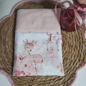 ProtĂšge carnet de santĂ© personnalisĂ© biche â Cadeau de naissance bĂ©bĂ© avec prĂ©nom